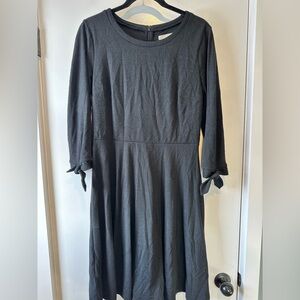Loft brand black modest dress